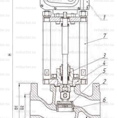 Клапан питания котлов КРП-50Мд с ЭИМ ЭТМ для пара