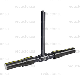 Кран ALSO KШ.П.П.GAS ПЭ100 с патрубками из полиэтилена