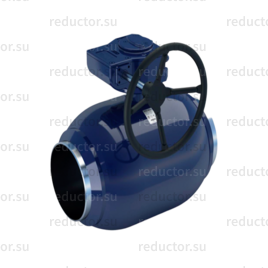 Кран Naval полнопроходной приварной с редуктором