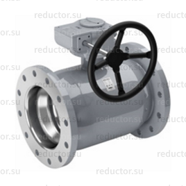 Кран Naval нержавеющий фланцевый с редуктором