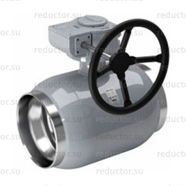 Кран Naval нержавеющий приварной с редуктором