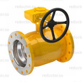 Кран Naval для газа фланцевый с редуктором