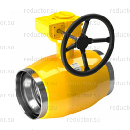 Кран Naval для газа приварной с редуктором