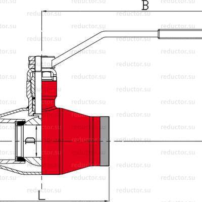 Чертёж крана NAVALSTEAM DN 15-50 для пара внутренняя резьба/внутренняя-резьба