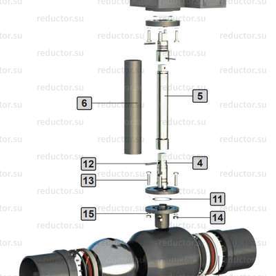 Кран неполнопроходной Маршал 11с67п 3ЦП.00.3 — Конструкция