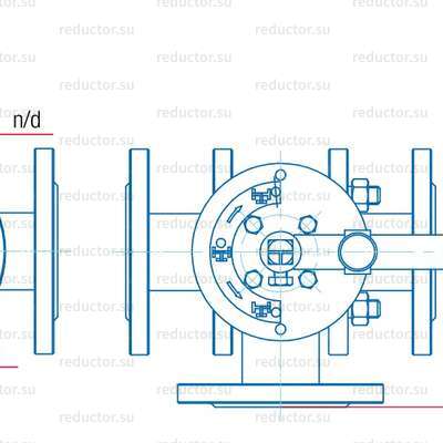 Рис.2 Кран полнопроходной Маршал КШТТ СФ.01.1 — Габаритные и присоединительные размеры
