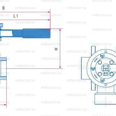 Кран полнопроходной Маршал КШТТ СР.00.1 — Габаритные и присоединительные размеры