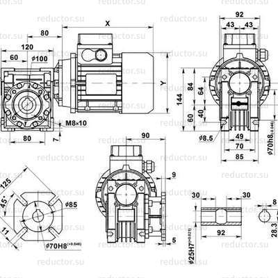 Мотор-редуктор NMRV-050