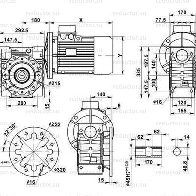 Мотор-редуктор NMRV-130