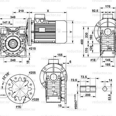 Мотор-редуктор NMRV-150