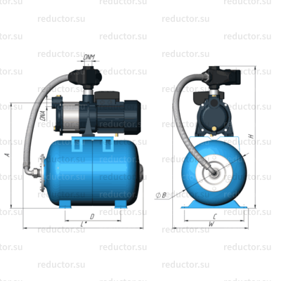 Насос UNIPUMP AUTO MH 400C