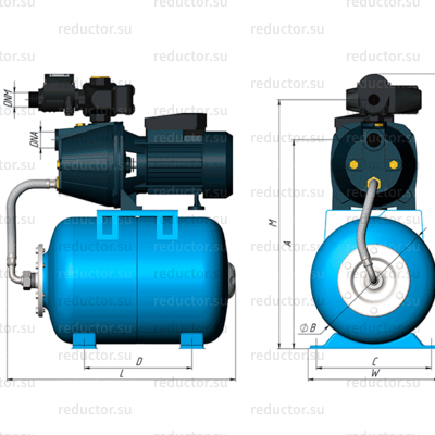 Станция АКВАРОБОТ JET 100 S универсальная