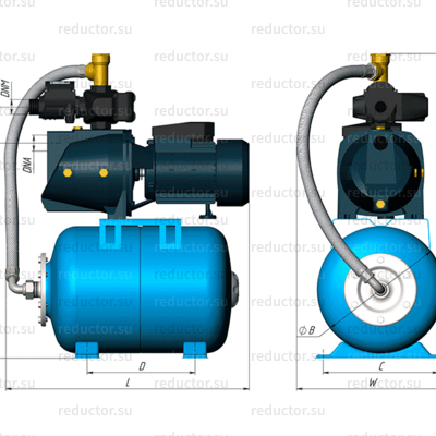 Станция АКВАРОБОТ JSW 55 универсальная